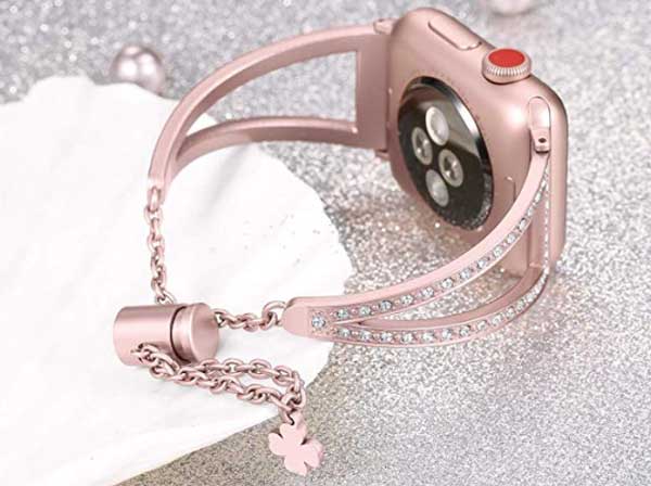 Bling Bands Metalowy pasek z biżuterią