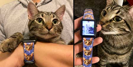 Niestandardowy portret zwierzaka Apple Watch Band,