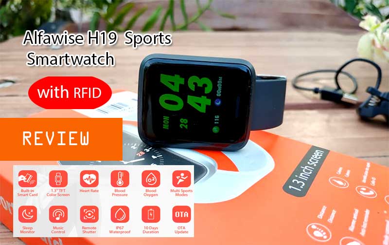 [Recenzja] Sportowy zegarek sportowy Alfawise H19 RFID