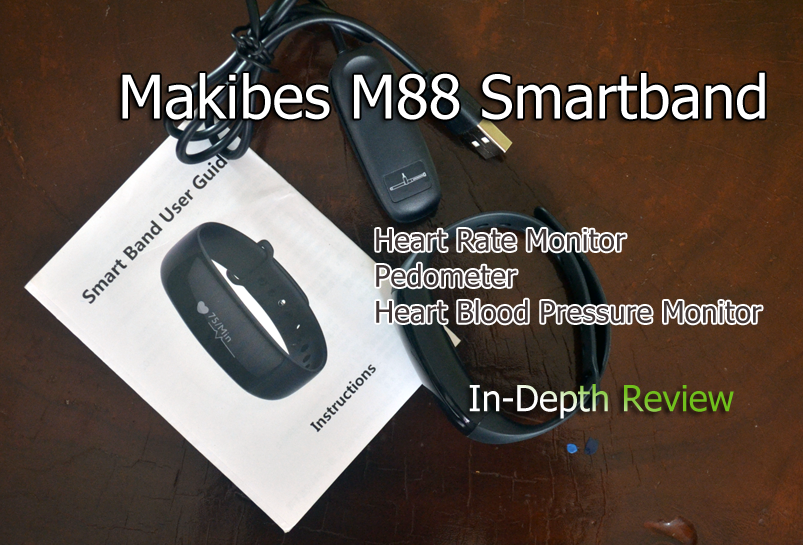 [Recenzja] Makibes M88 Smartband – Monitor ciśnienia krwi Opaska fitness