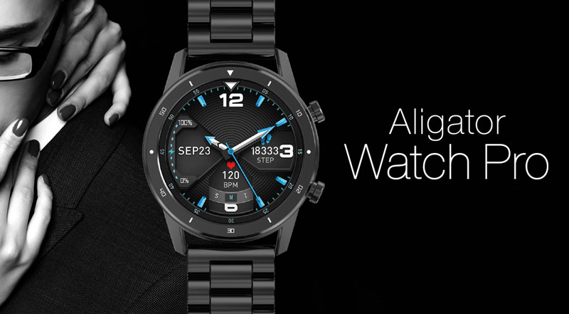 Aligator Watch Pro – elegancki, elegancki inteligentny zegarek