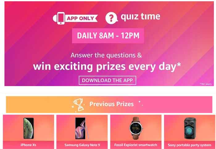 Amazon-Quiz-konkurs