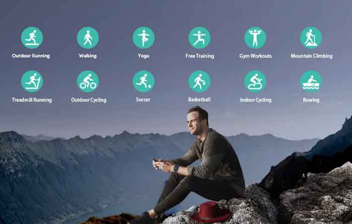 Aukey-Smartwatch-Tryb sportowy