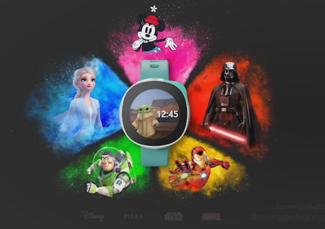 Disney Neo Smartwatch – przegląd funkcji – Yoda, Mini Mouse Elsa i nie tylko