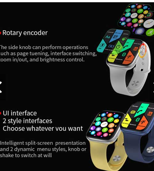 Smartwatch FK100 – wyposażony w bezprzewodowe ładowanie