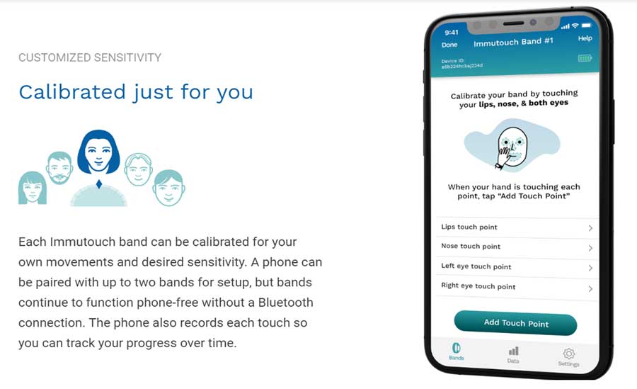 smartband immutouch
