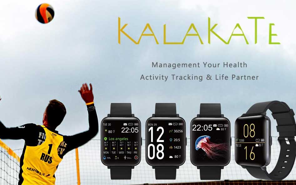 Kalakate Smart Watch – elegancko wyglądający prostokątny smartwatch