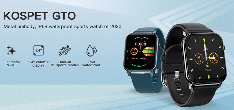 Kospet GTO Smartwatch – przegląd funkcji