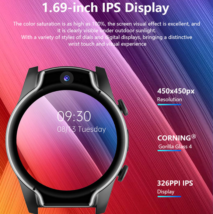 wyświetlacz-LEMFO-LEM14-smartwatch