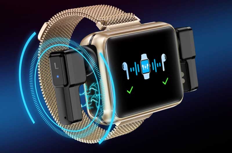 Słuchawki LEMFO T91 + TWS -Smartwatch z niesamowitą innowacją