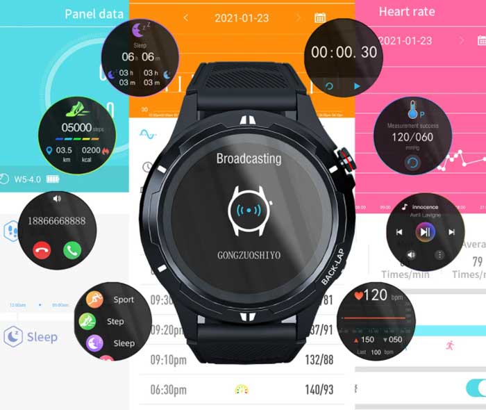 LOKMAT-Comet-3-funkcje-smartwatch