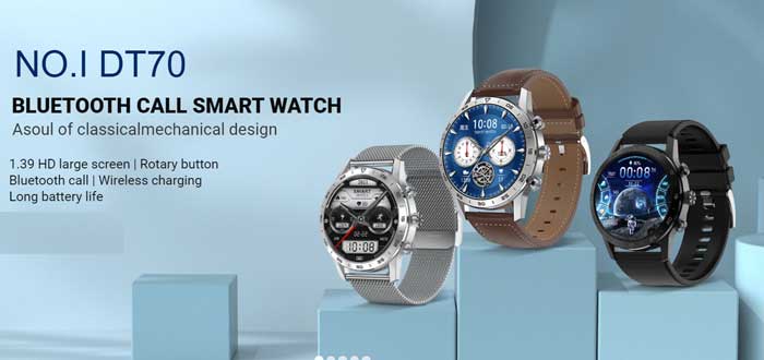 No.1 Smartwatch DT70-klasyczny projekt premium