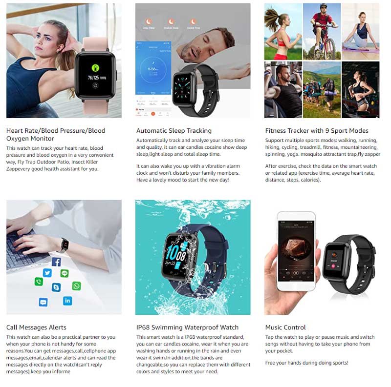 Yamay Smartwatch w wersji 2020