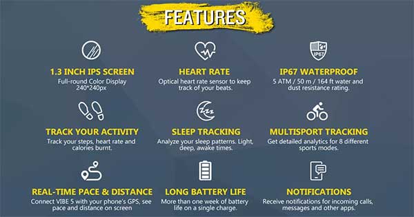 Smartwatch Zeblaze Vibe 5