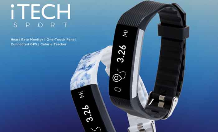 iTech Sport Fitness Tracker — przegląd funkcji, smukły i lekki