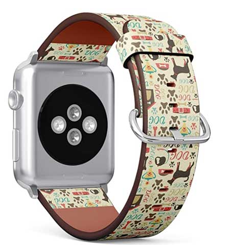Pasek zamienny dla psa w stylu retro do zegarka Apple Watch