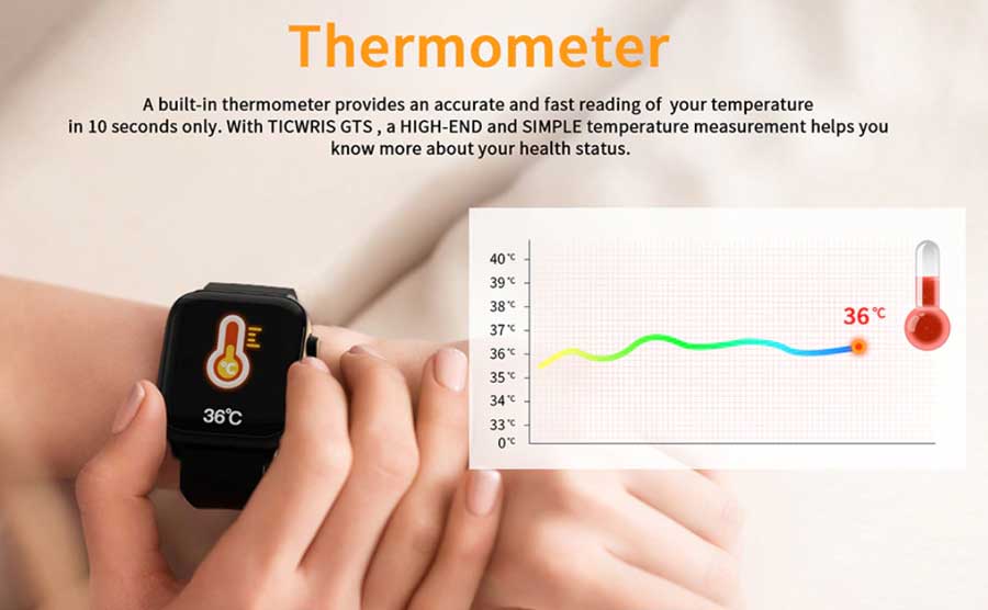 Smartwatch Ticwris GTS