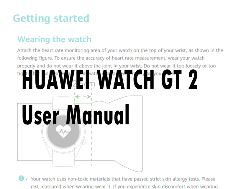 Huawei-Watch-GT2-podręcznik użytkownikaUser