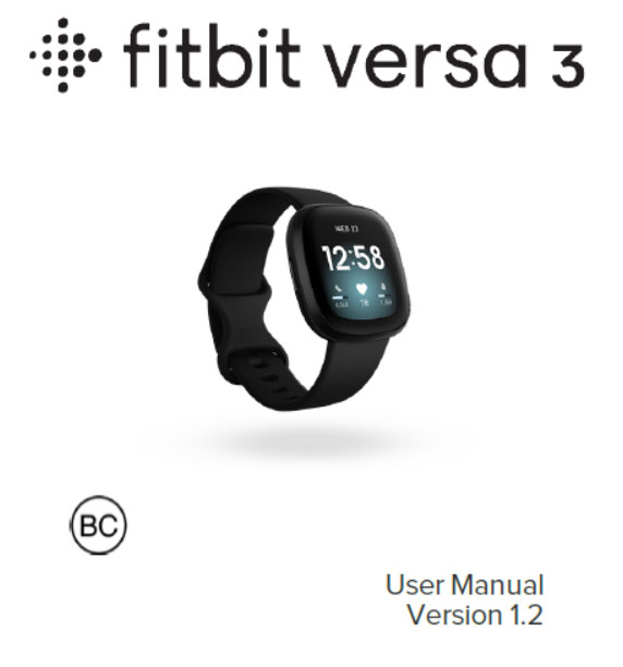 Fitbit-Versa-3-Instrukcja obsługi
