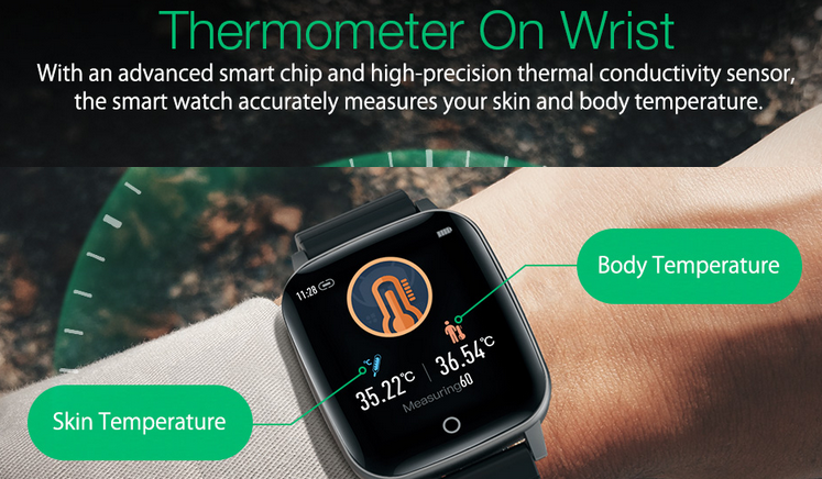 BlitzWolf BW-HL1T – Smartwatch z termometrem