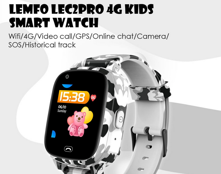 LEMFO LEC2 Pro Smartwatch dla dzieci — przegląd funkcji