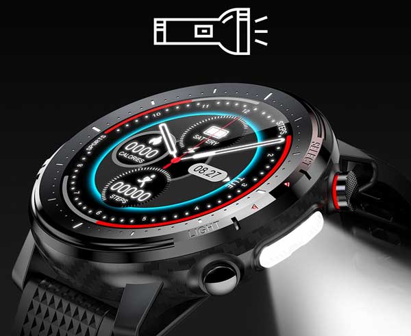 Microwear L15 – Smartwatch z latarką LED