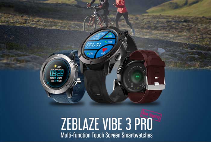 Wielofunkcyjny smartwatch Zeblaze Vibe 3 Pro teraz na Banggood.com