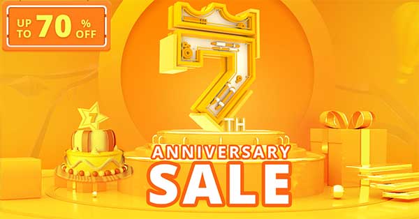 Geekbuying wyprzedaż na 7 rocznicę! Inteligentne zegarki w zestawie
